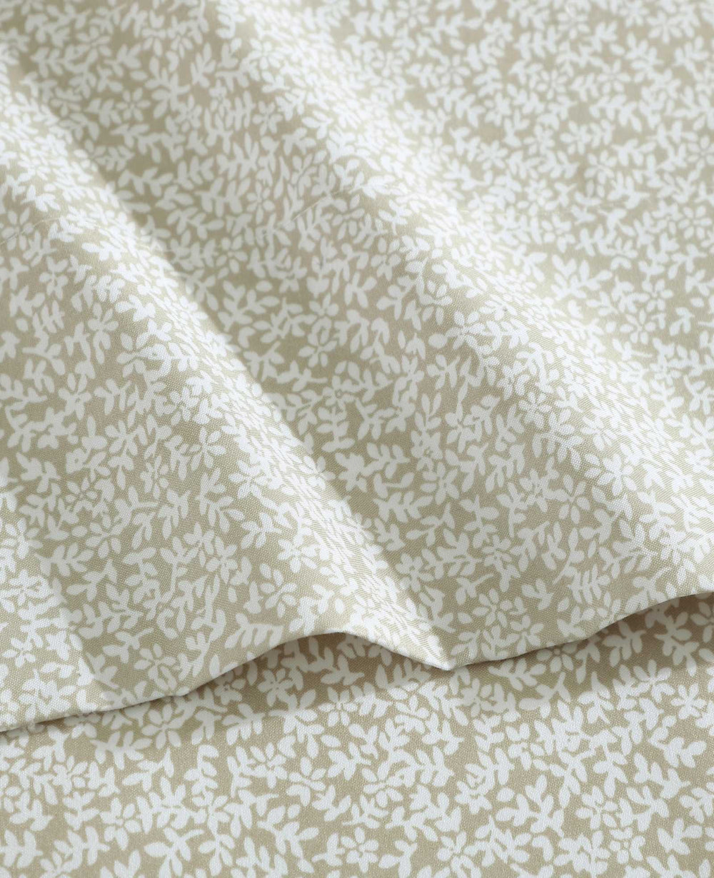 Chill Flowers Sheet Set Beige