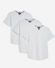 Performance Crew Neck Bundle | White 3-Pack