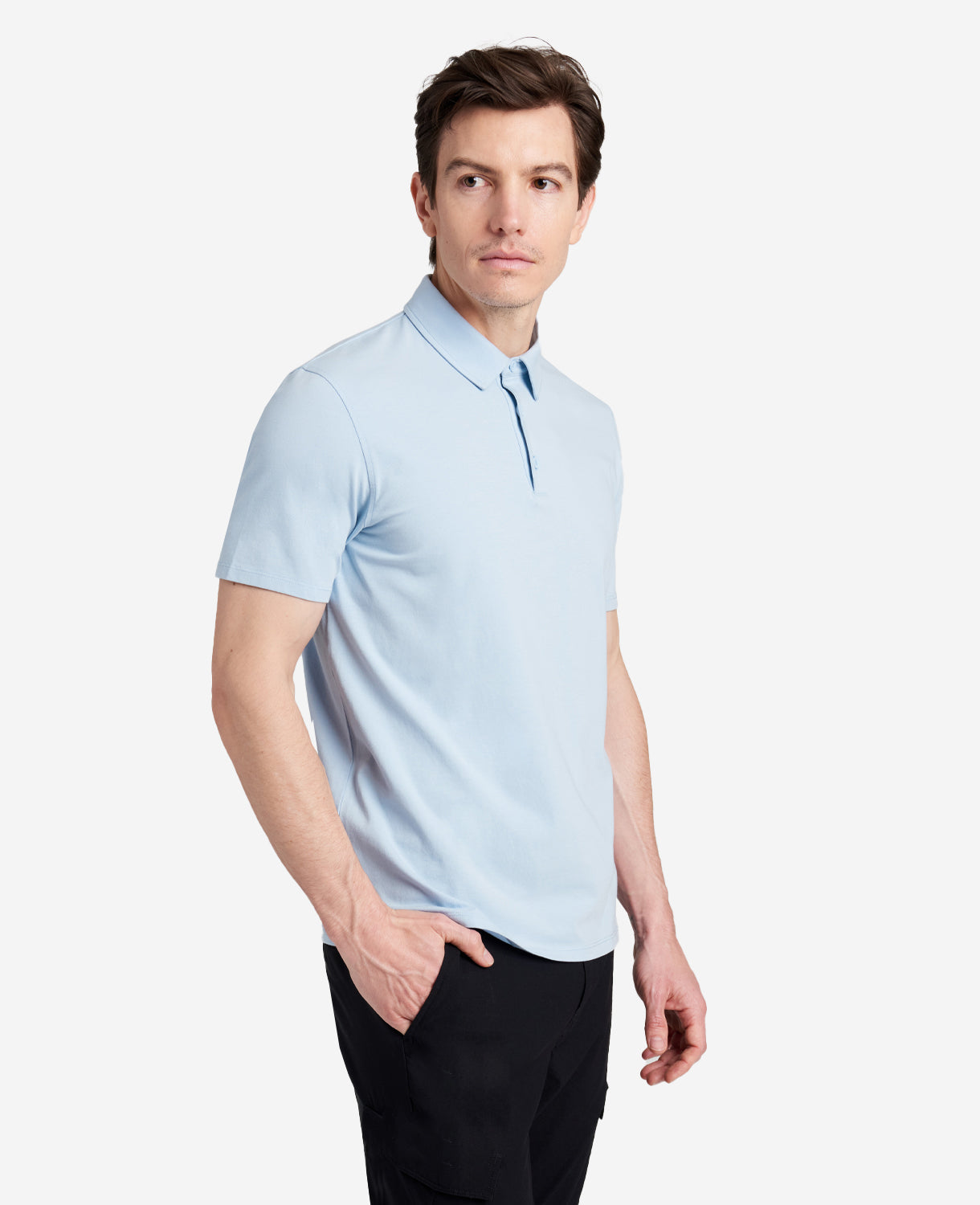 Performance Button Polo Bundle | White, Light Blue, Navy