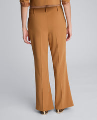 Luxe Twill Flare Leg Pant Rich Umber