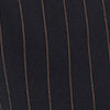 Pinstripe Patch Pocket Open Front Jacket Black/Olive Green