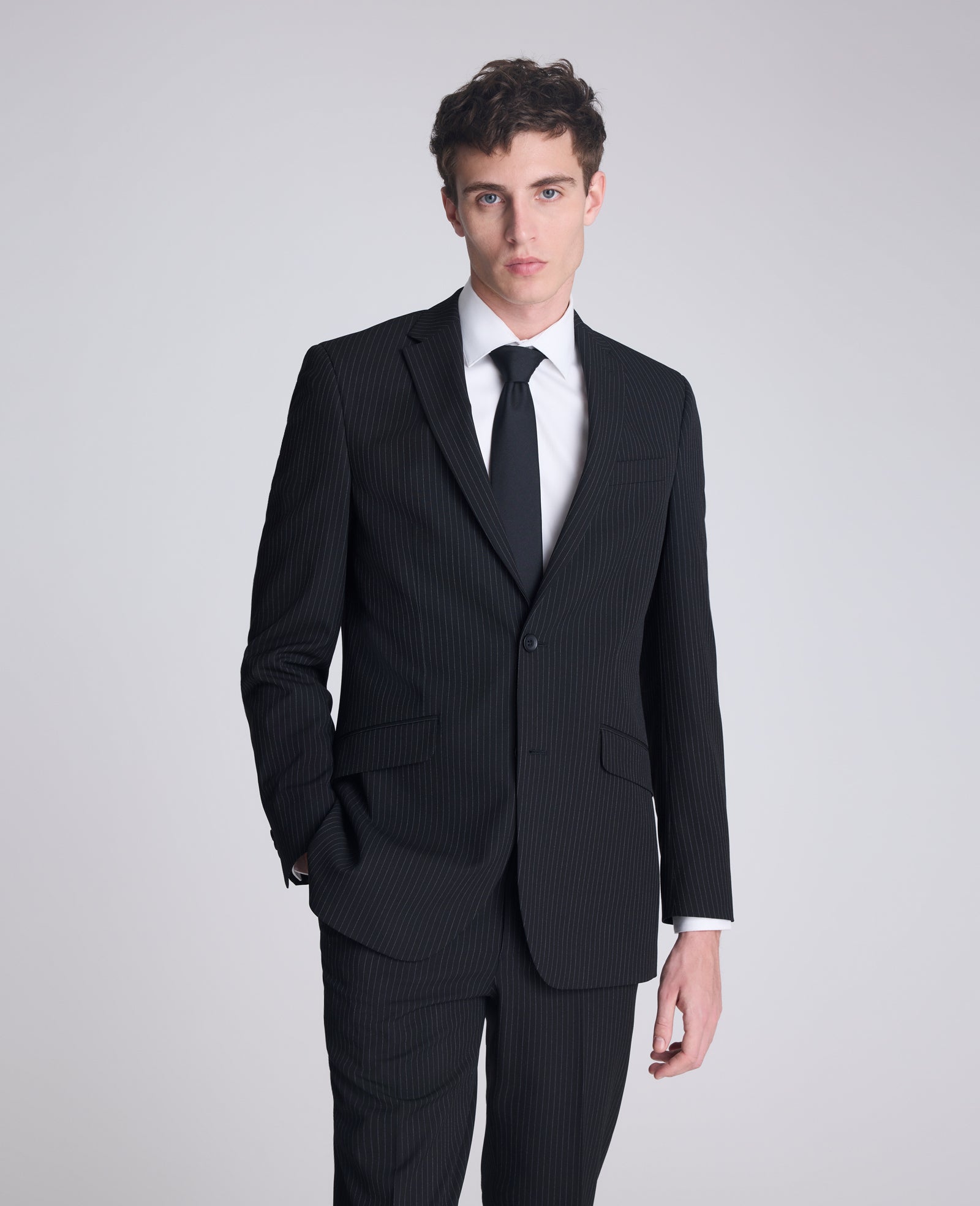 Ready Flex Slim Fit Nested Suit Black