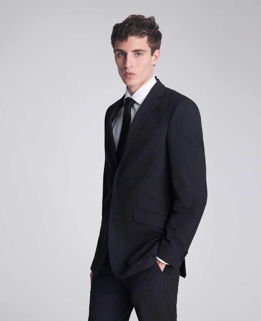 Ready Flex Slim Fit Nested Suit Black