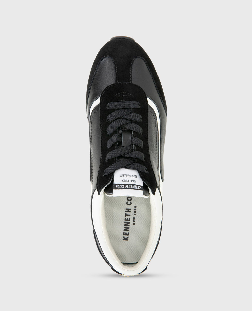Alma Leather Sneaker Black Leather