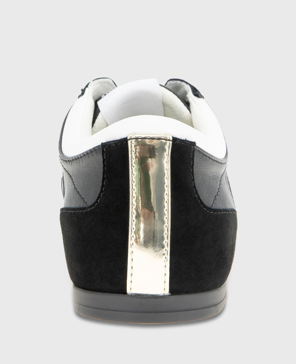 Alma Leather Sneaker Black Leather