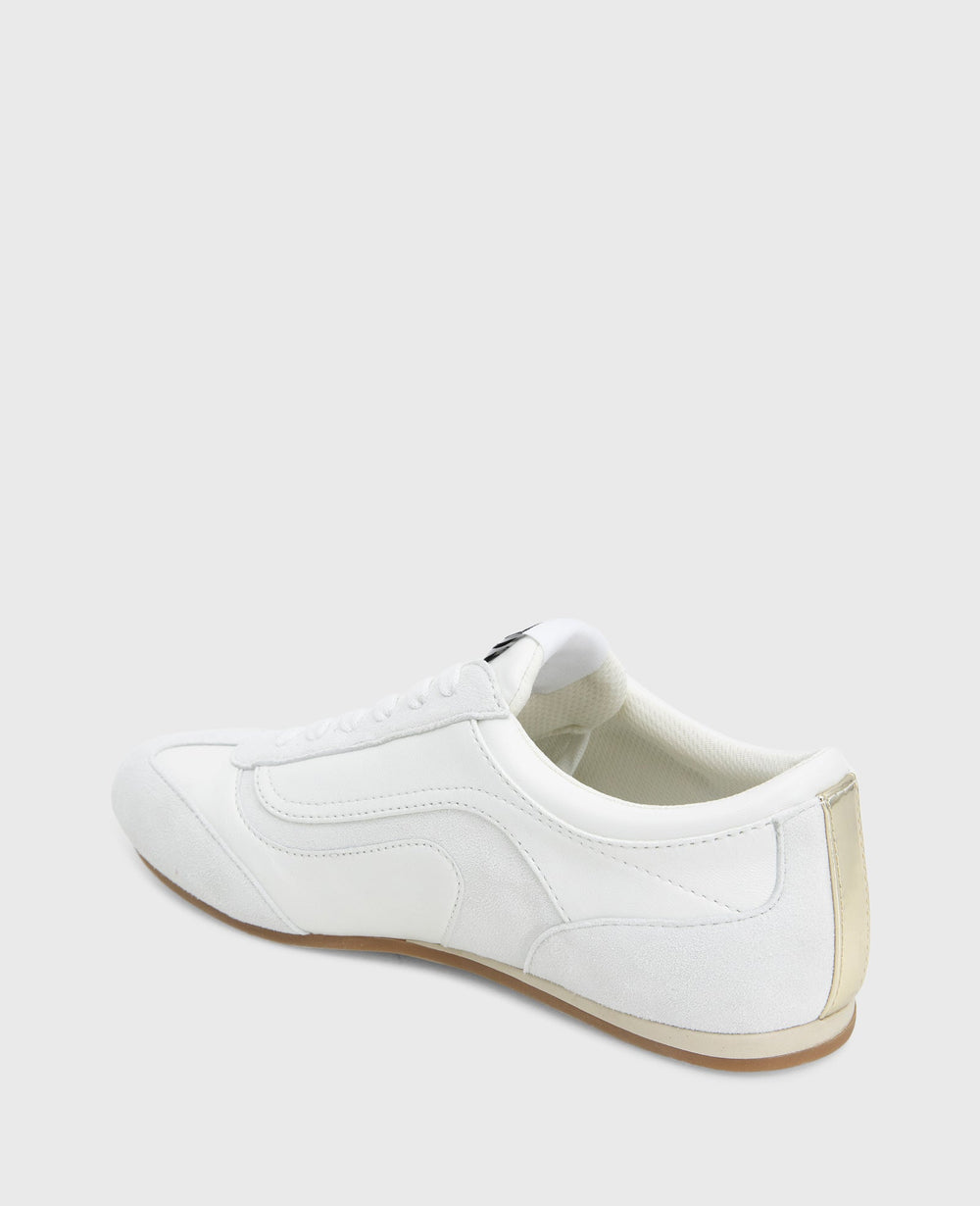 Alma Leather Sneaker White Leather