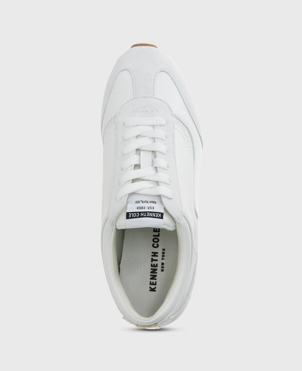 Alma Leather Sneaker White Leather
