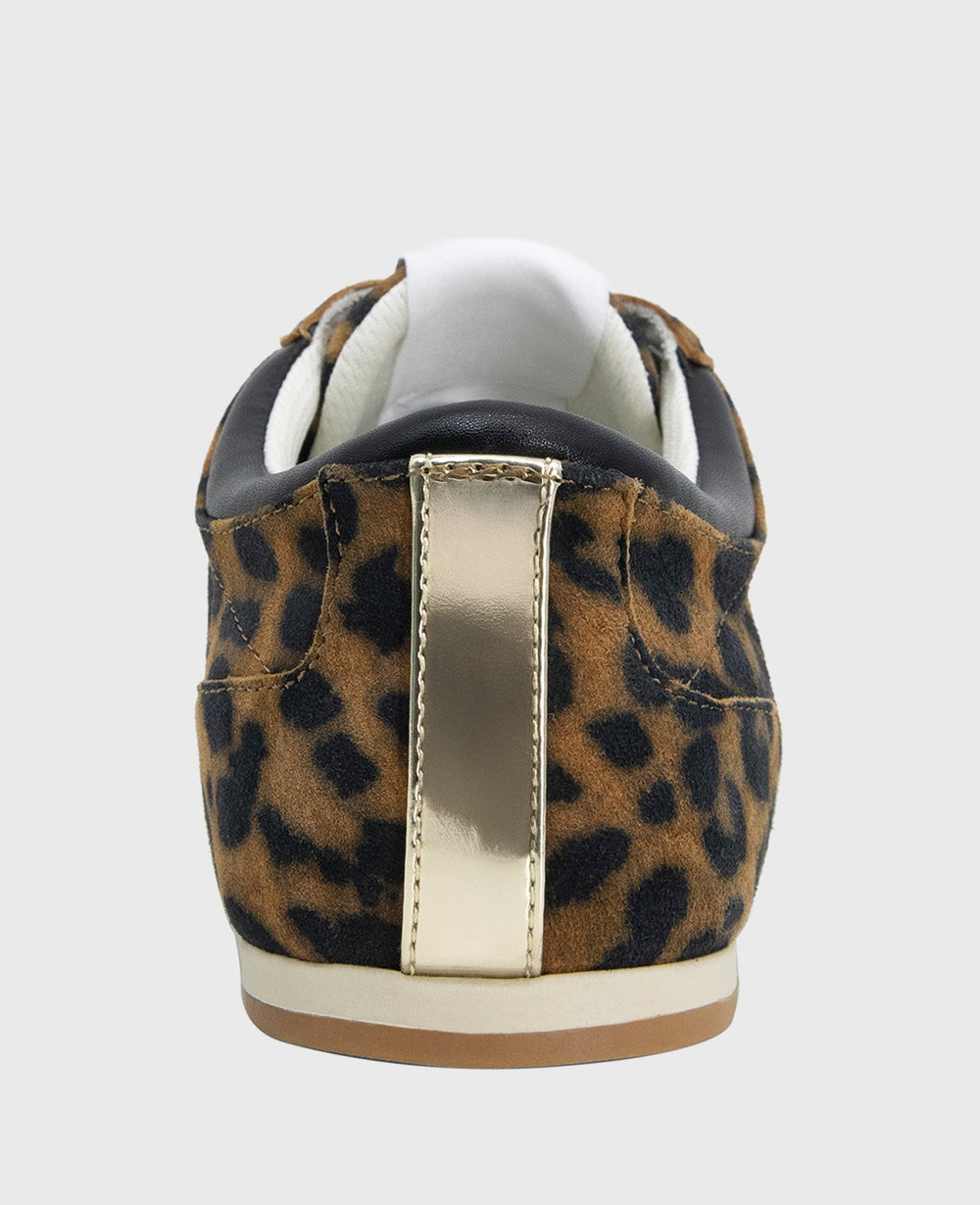 Alma Leopard Suede Sneaker Leopard Suede