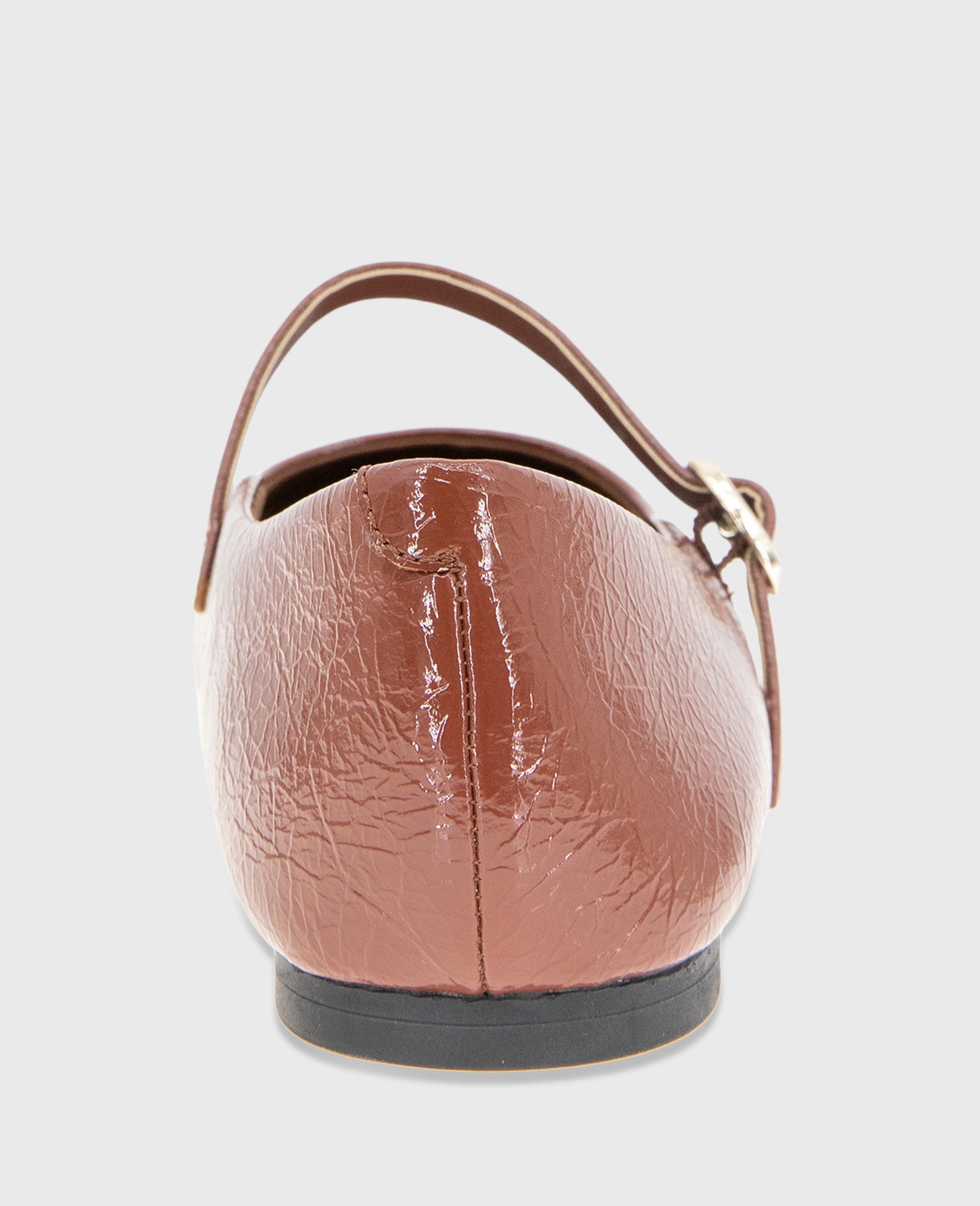 Jasper Patent Leather Ballet Flat Brown Patent