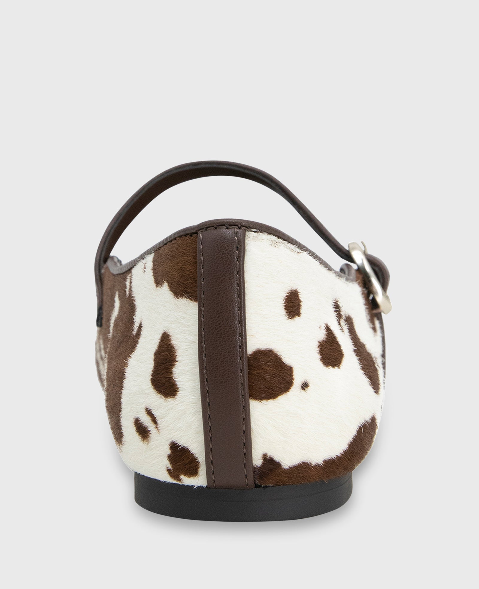 Jasper Calf Hair Ballet Flat Brown Cow Calf Hair