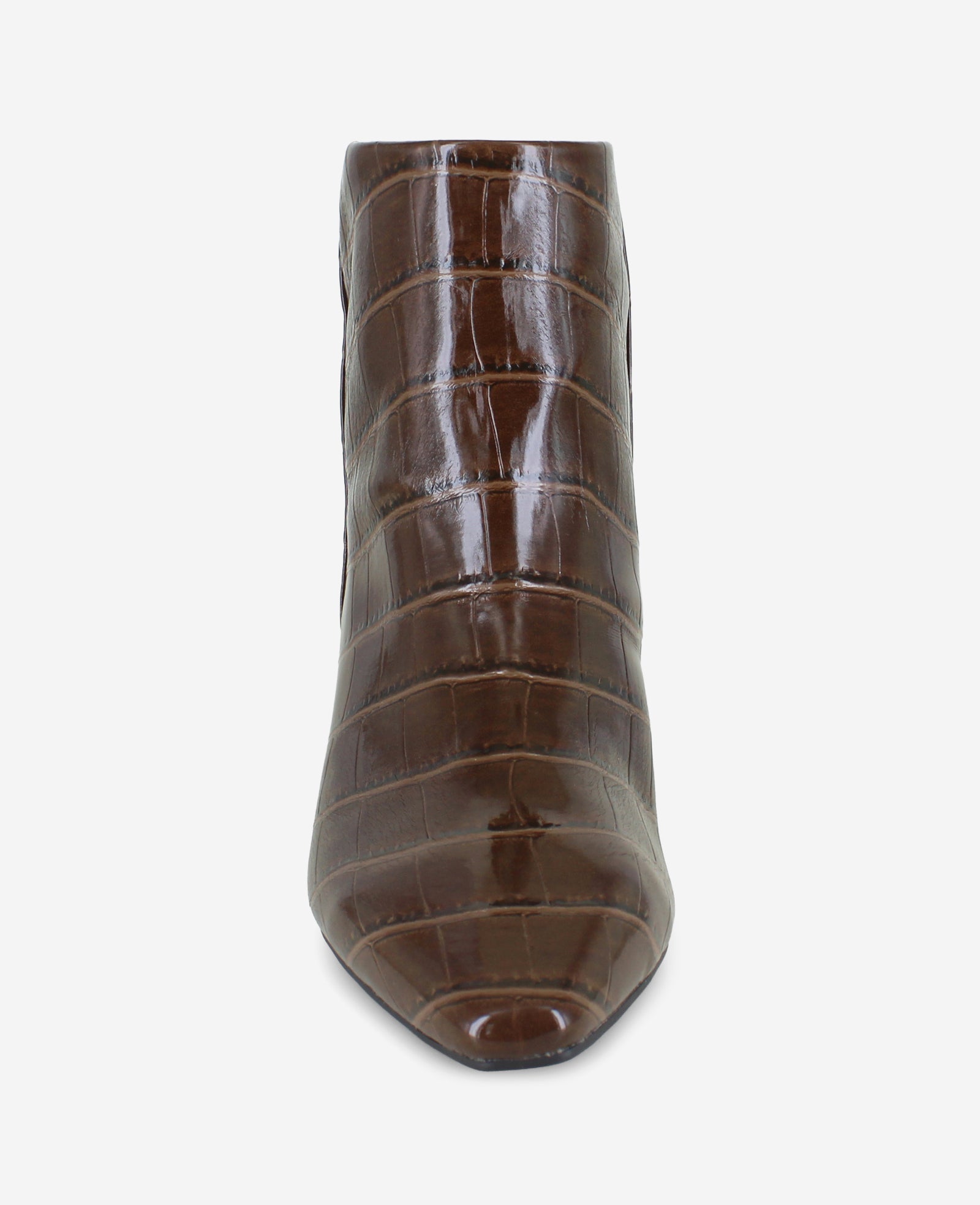 Miranda Croco Heel Bootie Chocolate Croco