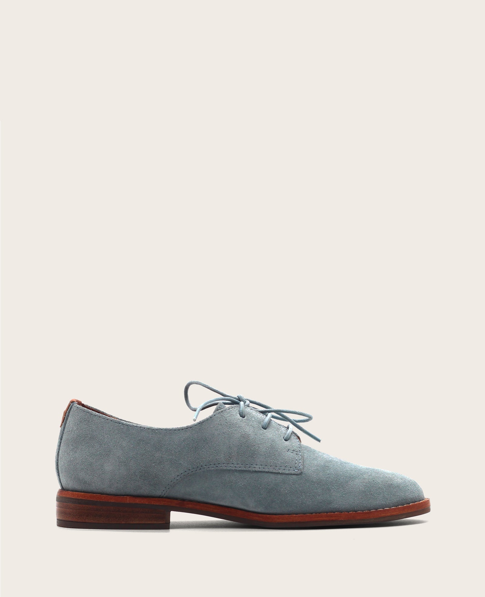 GENTLE SOULS - Aronson Suede Lace Up Oxford Blue Suede