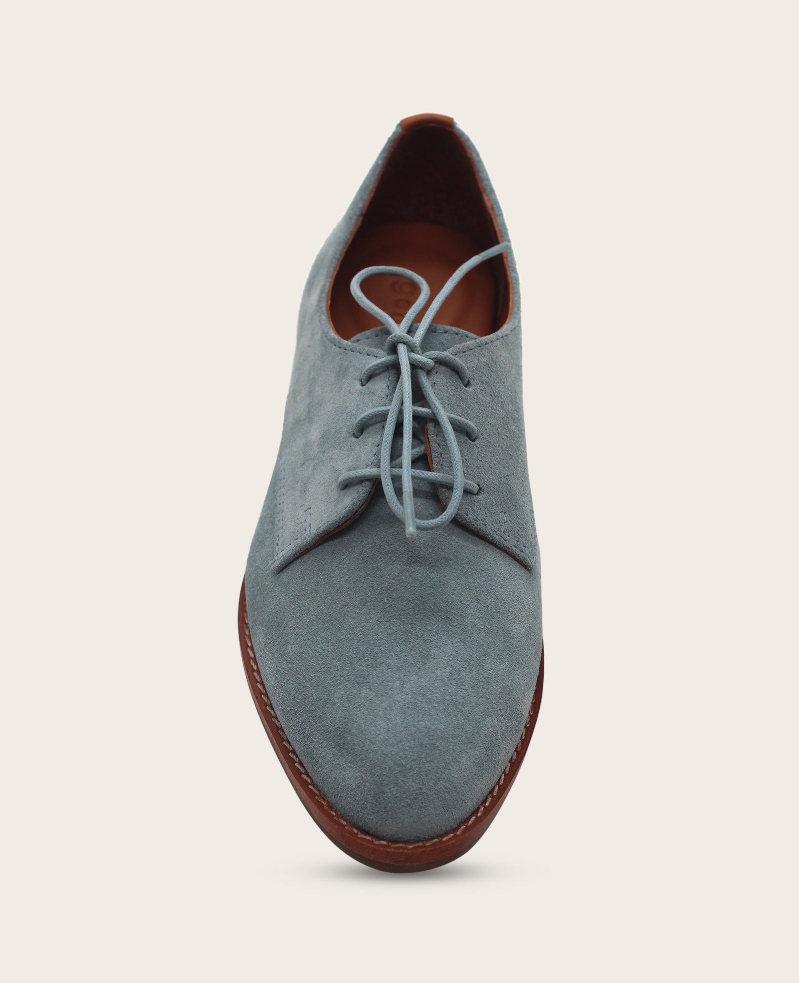 GENTLE SOULS - Aronson Suede Lace Up Oxford Blue Suede