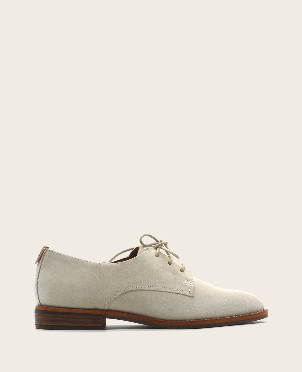 GENTLE SOULS - Aronson Suede Lace Up Oxford Cream Suede