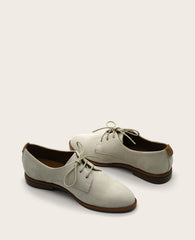 GENTLE SOULS - Aronson Suede Lace Up Oxford Cream Suede