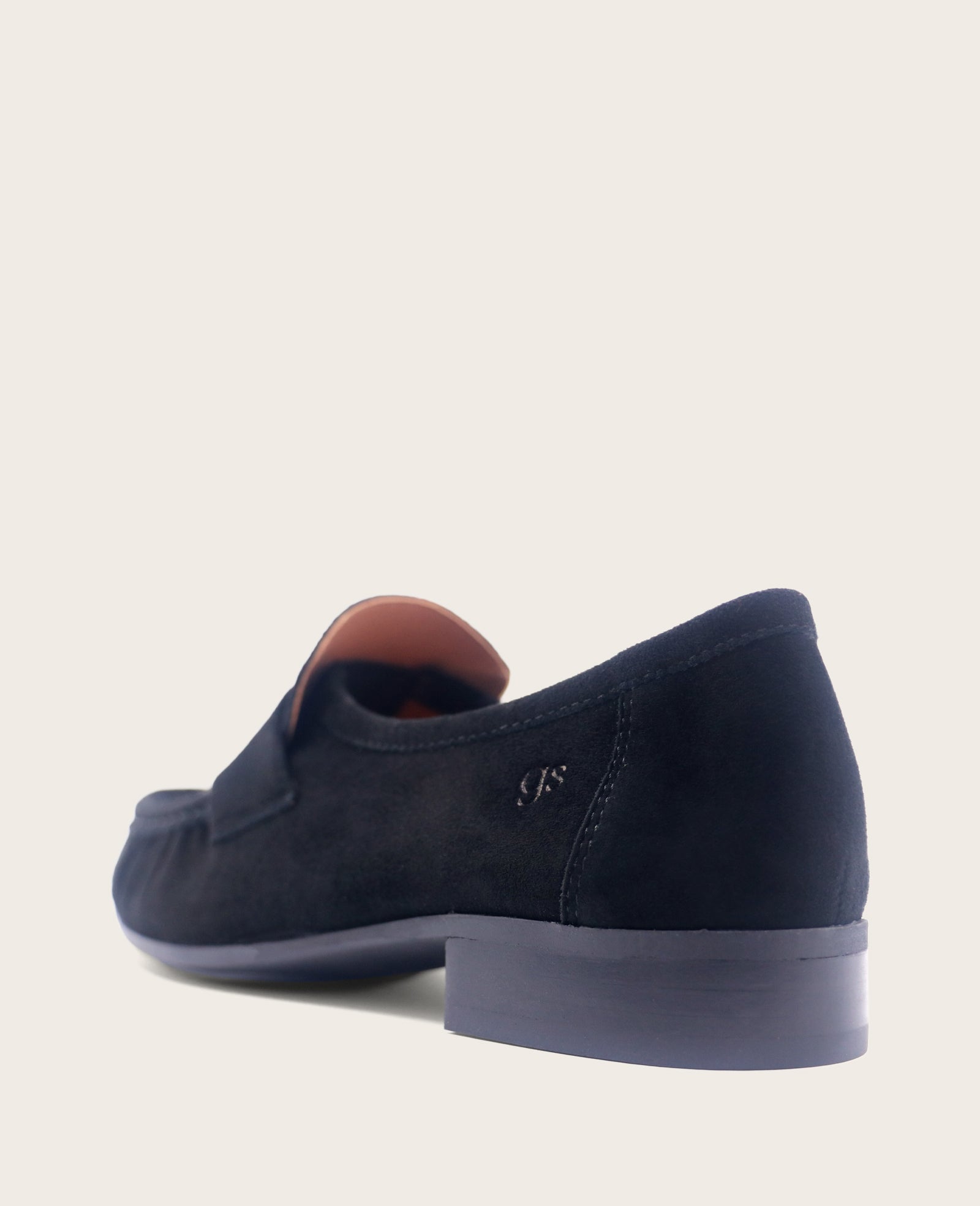 GENTLE SOULS - Crew Suede Loafer Black Suede
