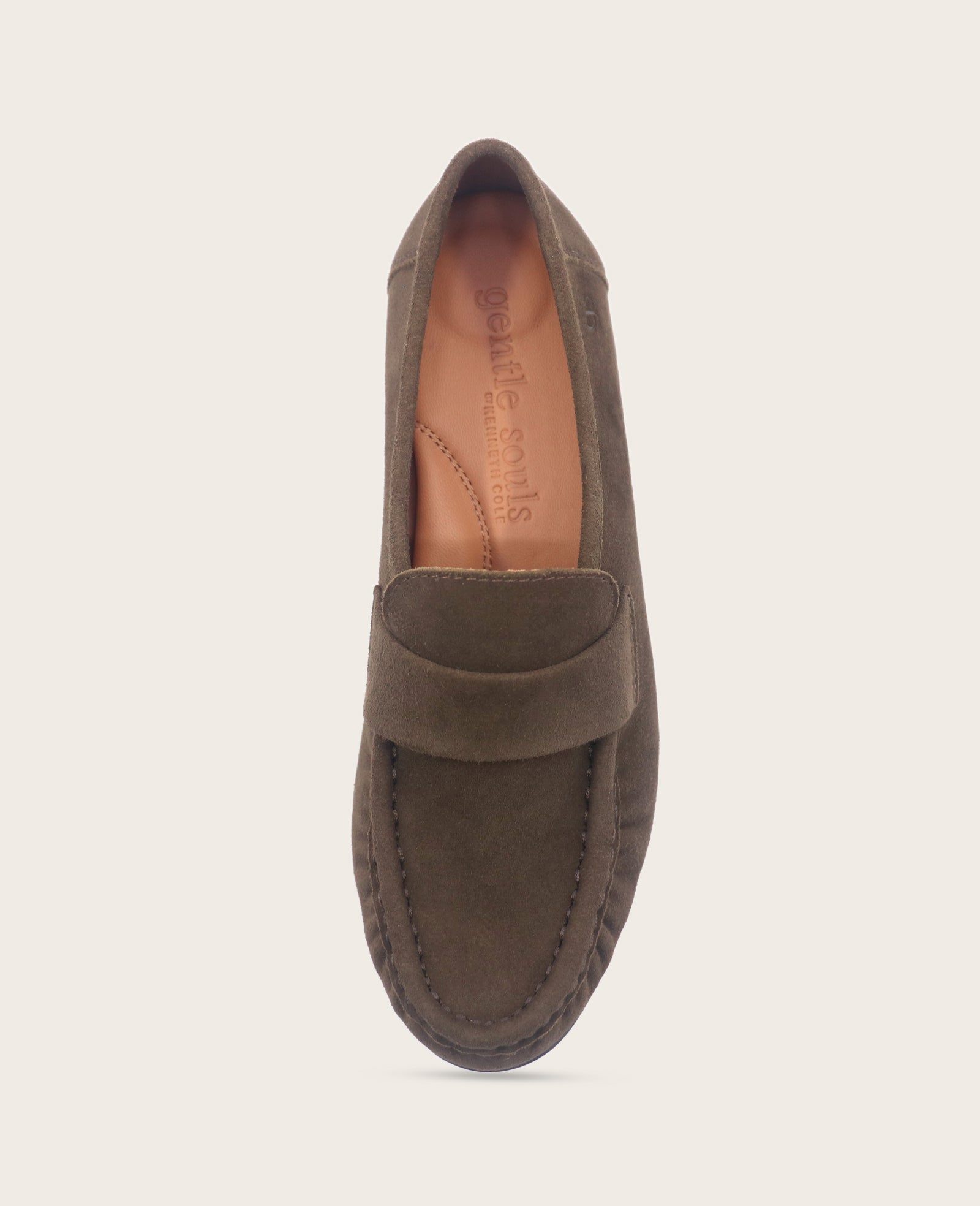 GENTLE SOULS - Crew Suede Loafer Moss Suede