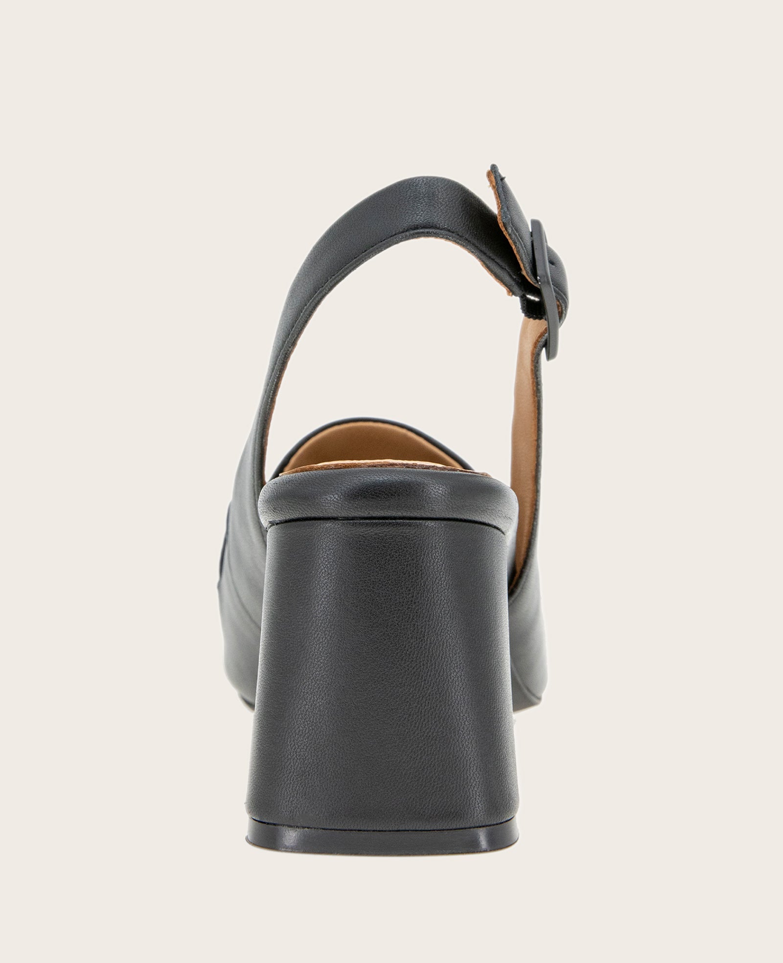 GENTLE SOULS - Dawson Bit Leather Slingback Black Leather
