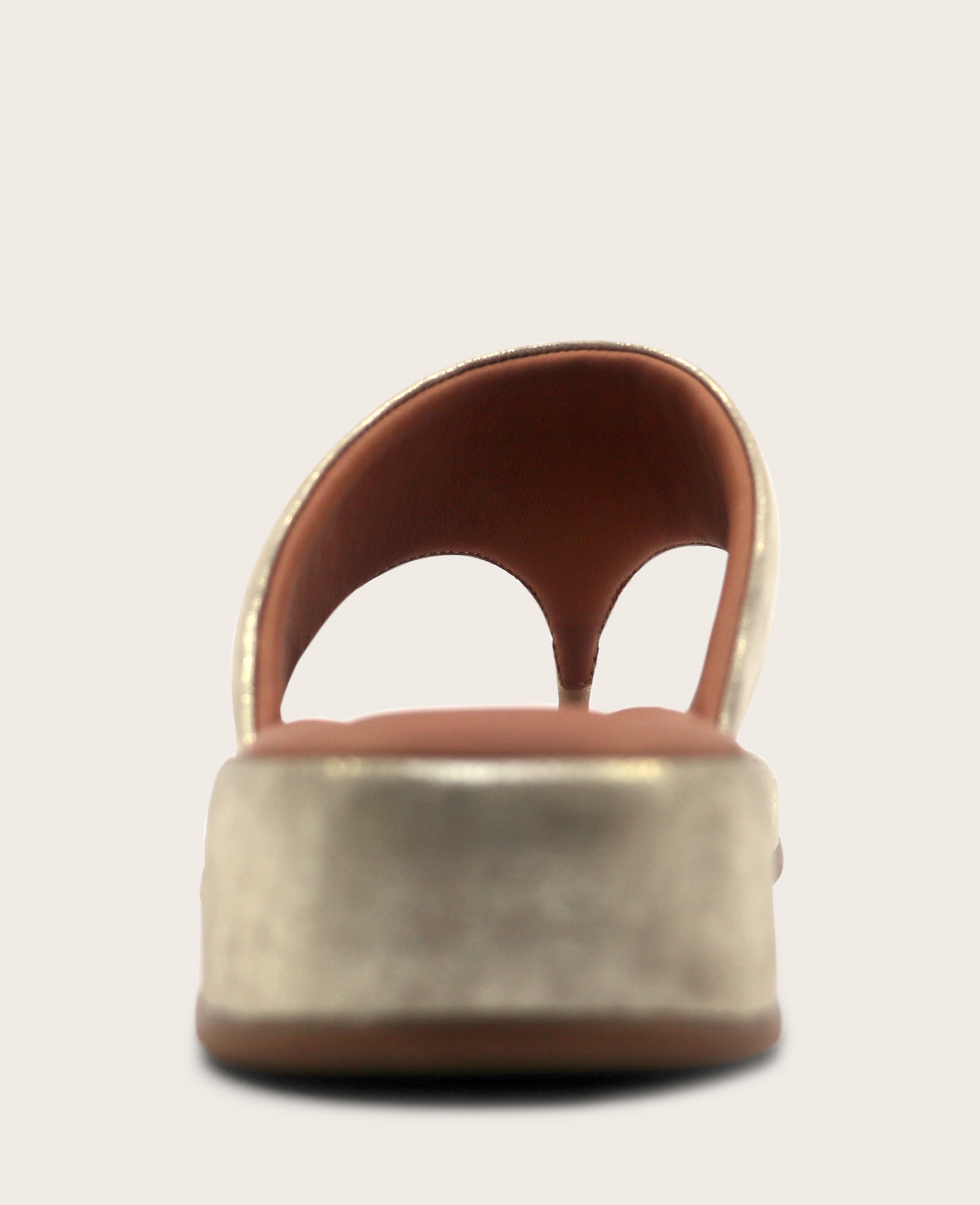 GENTLE SOULS - Daya Metallic Thong Sandal Ice Leather