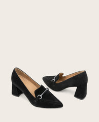 GENTLE SOULS - Dionne Suede Loafer Black Suede