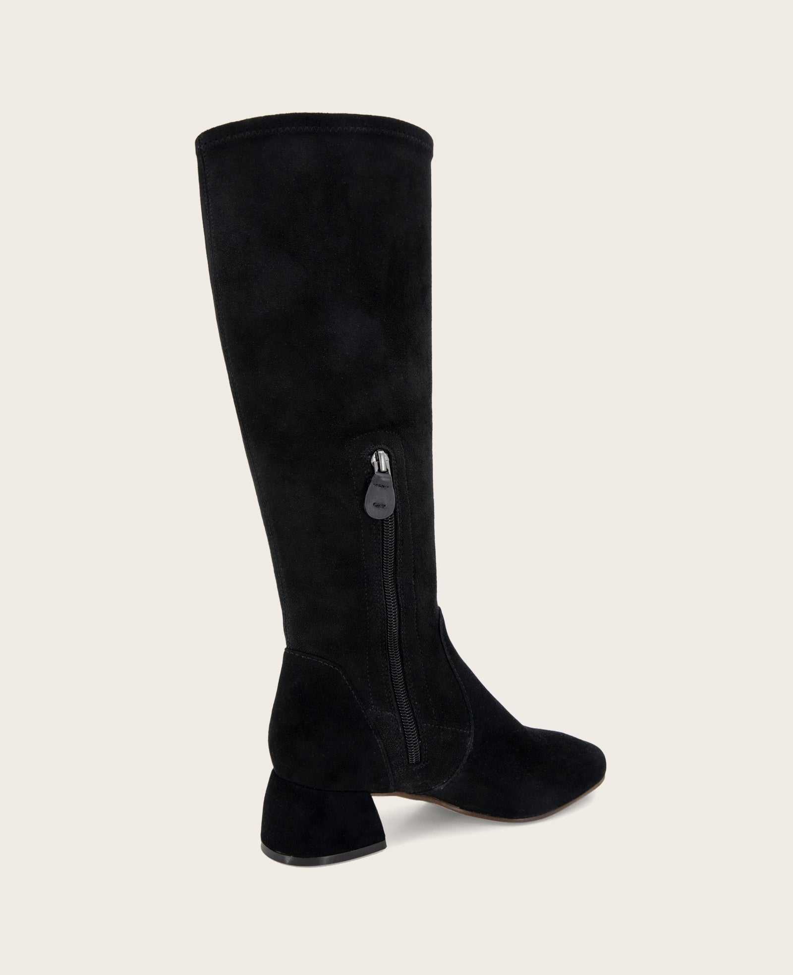 GENTLE SOULS - Emily Micro Suede Stretch Boot with Wide Calf Black Suede