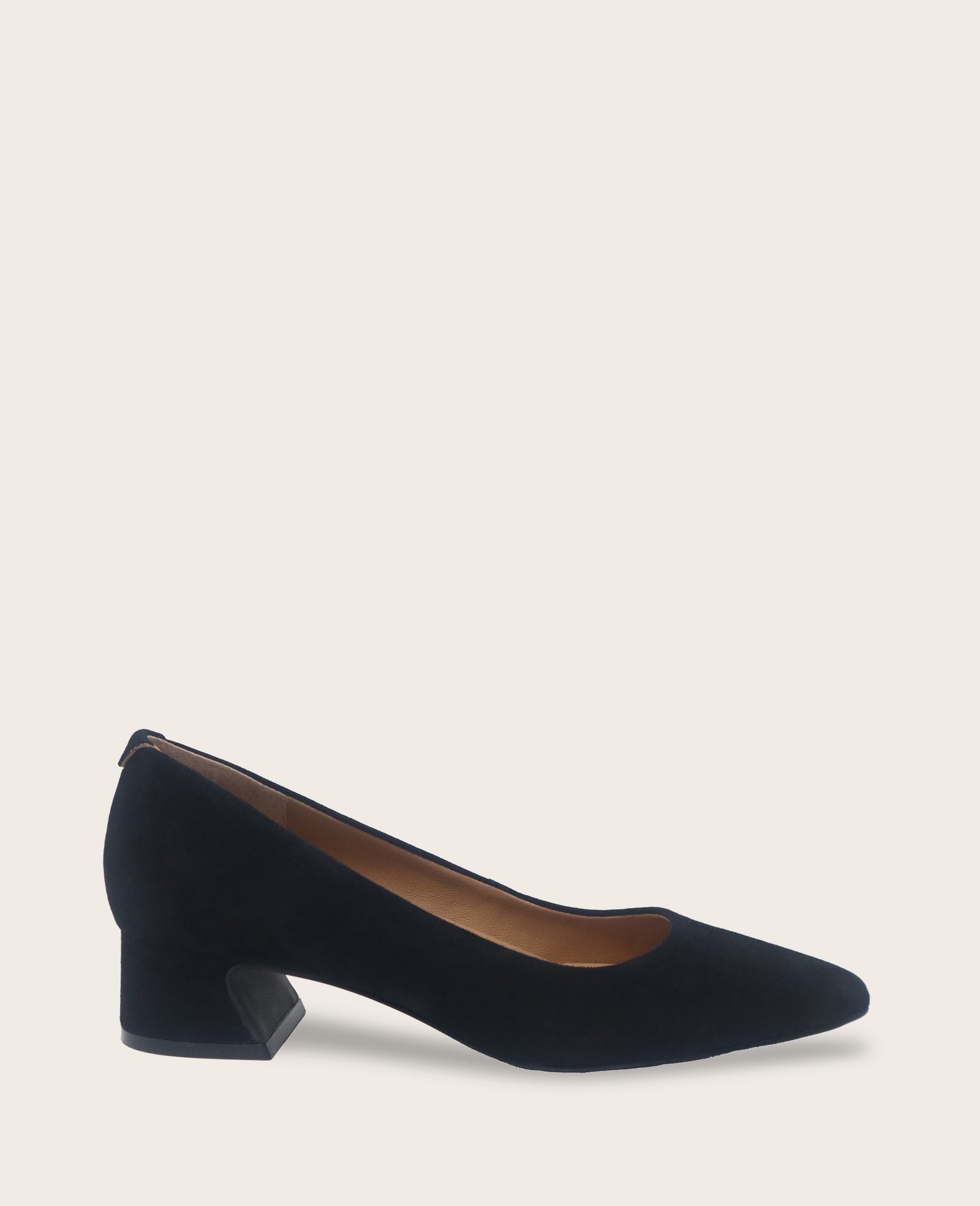GENTLE SOULS - Gardena Suede Pump Black Suede