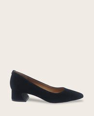 GENTLE SOULS - Gardena Suede Pump Black Suede
