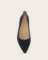 GENTLE SOULS - Gardena Suede Pump Black Suede