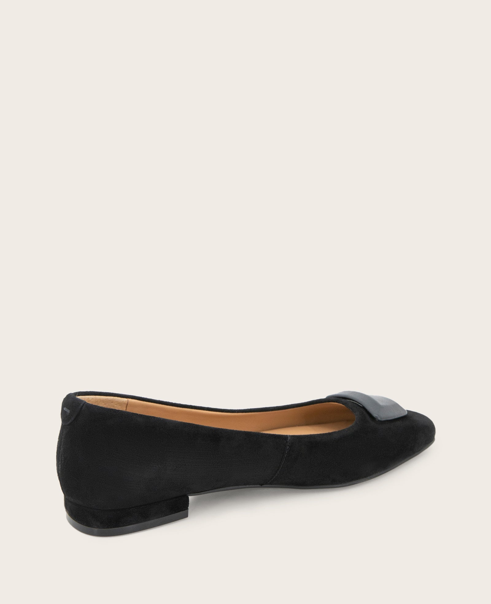 GENTLE SOULS - Hanette Suede Flat Black Suede