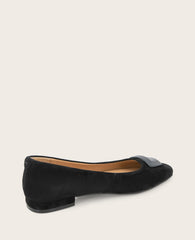 GENTLE SOULS - Hanette Suede Flat Black Suede