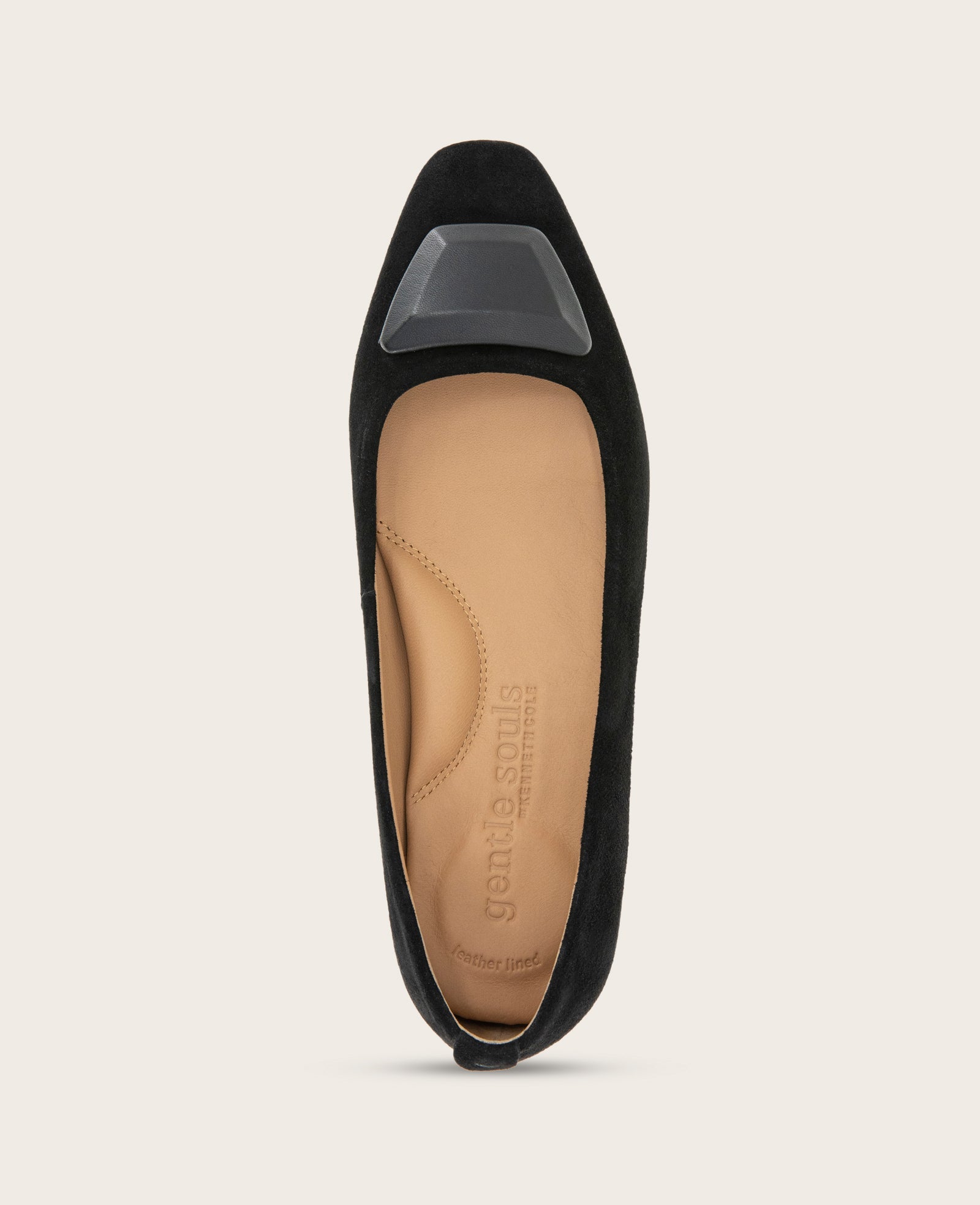 GENTLE SOULS - Hanette Suede Flat Black Suede