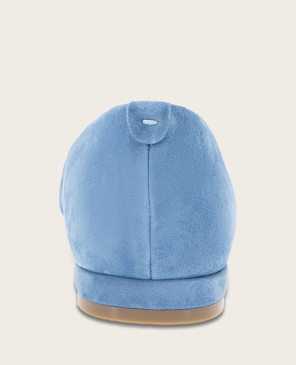 GENTLE SOULS - Hanette Suede Flat Blue Suede