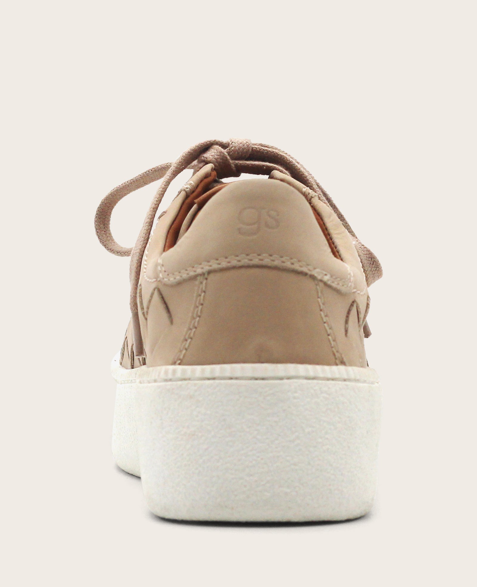 GENTLE SOULS - Kindy Nubuck Woven Sneaker Light Taupe Nubuck