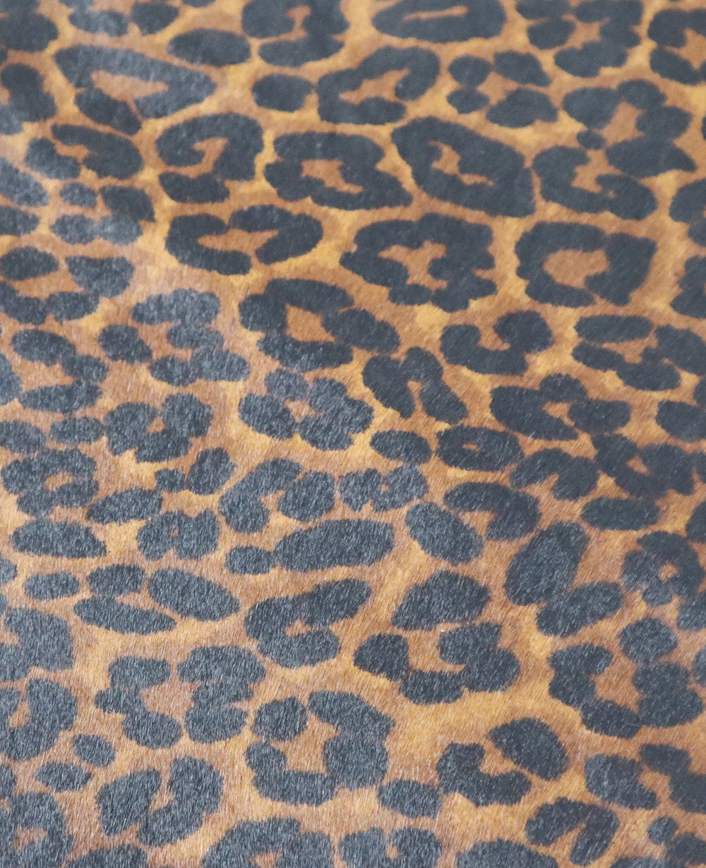 GENTLE SOULS - Wanda Leopard Calf Hair Mule Flat Leopard Calf Hair